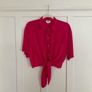 Vintage Clio tie front top